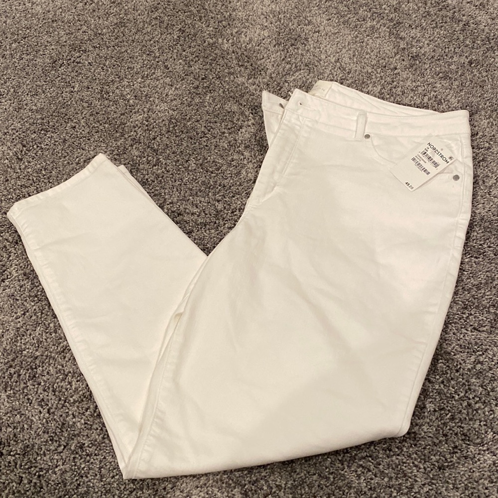 Caslon High Waist Skinny Jeans Size: 18